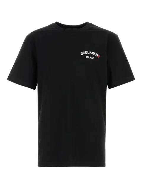 DSQUARED2 logo-print T-shirt Black S71GD1630D20020