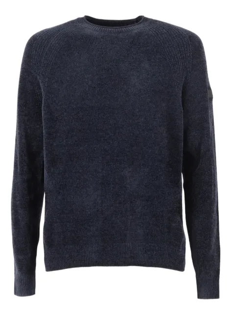 RRD velvet round-neck sweater Blue W25132