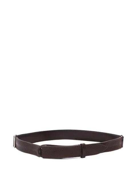 Orciani textured leather belt Brown NB0130BUS