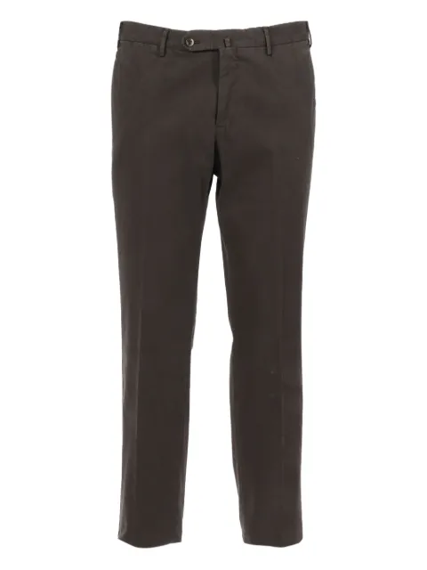 PT Torino flat-front trousers Brown COVT01Z00CL1NK03