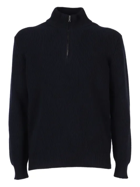 Ballantyne half-zipped sweater Blue B2P2007W067