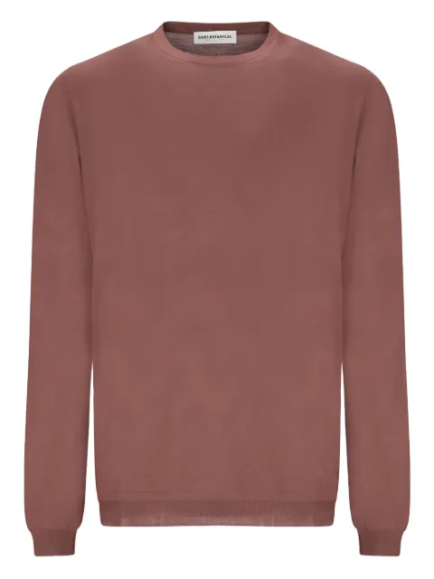 GOES BOTANICAL tubular crewneck sweater Brown 132