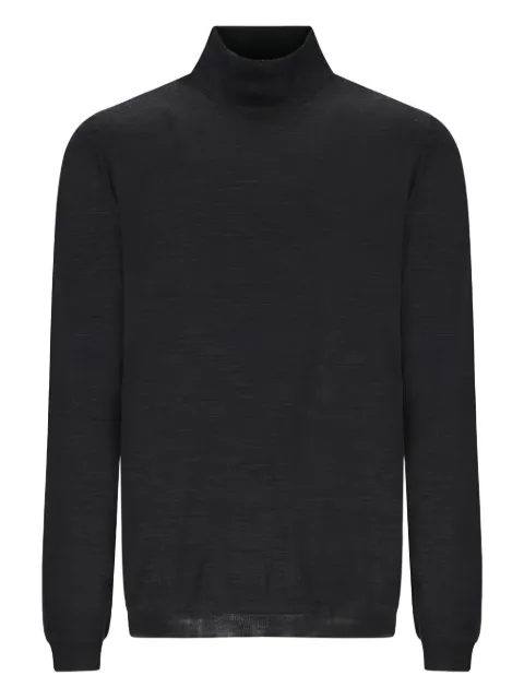 GOES BOTANICAL ribbed roll-neck knitwear Black 114