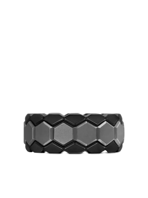 David Yurman Hex stack ring Black R35320MNU