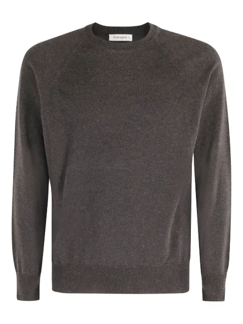 Kangra raglan-sleeve crew-neck sweater Brown W6K20090106097