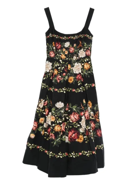 Agua By Agua Bendita Alcaparra Paramo strappy floral dress Black 20251