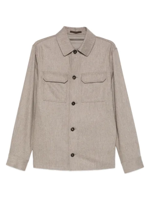 Incotex chest-pockets shirt Neutrals 63I0304932A
