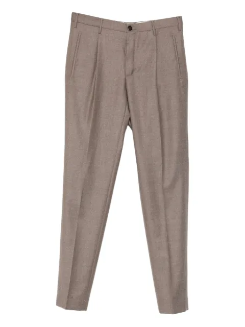 Incotex pleated trousers Brown ZX541T1645C