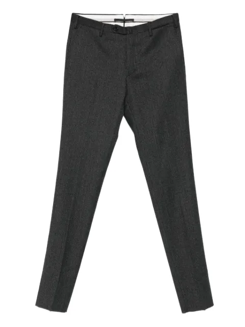 Incotex herringbone trousers Black 1T003510175