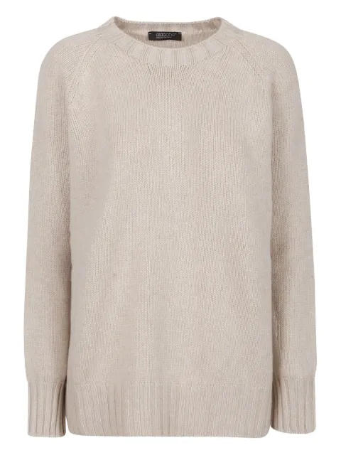 Aragona raglan-sleeve cashmere sweater Neutrals D3238TF