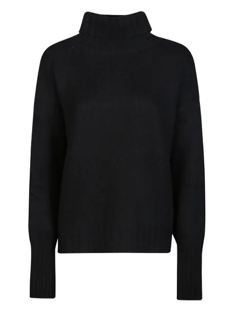 Aragona turtleneck cashmere sweater Black D2849TFL