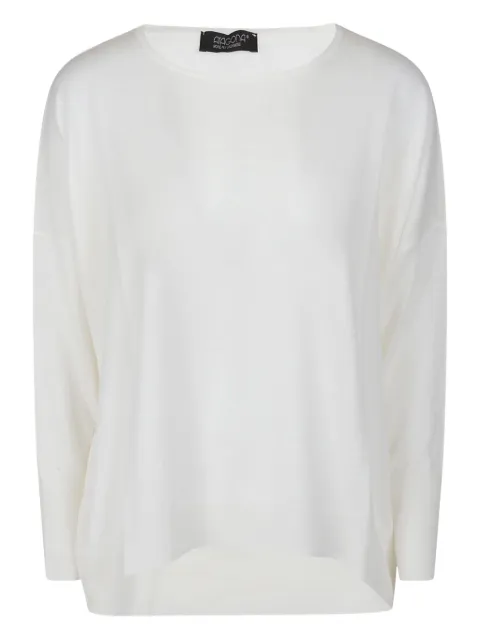 Aragona wool jumper White D3102TF