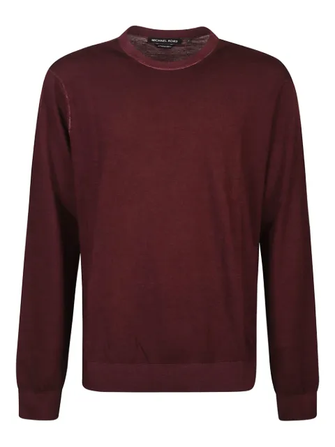 Michael Kors merino-wool crew-neck sweater Red CF560HW7AP