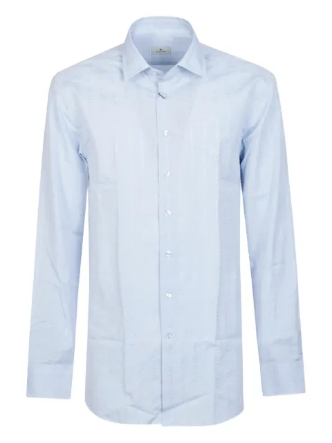 ETRO striped cotton shirt Blue MRIB000299TR579