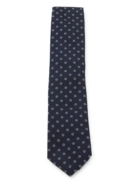 Zegna floral-pattern tie Blue Z2D03TA21P8BL1