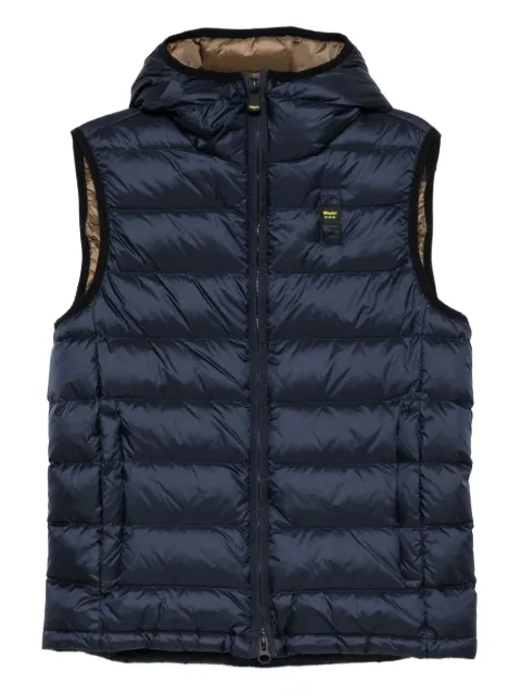 Blauer Arden hooded padded gilet Blue 25WBLUX03089006047