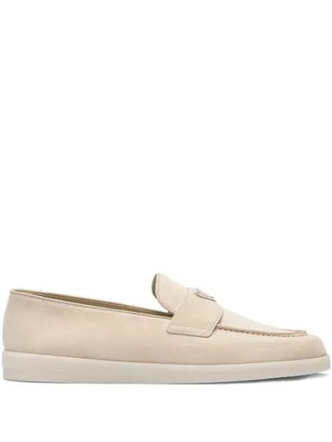 Prada suede loafers Neutrals 2DG124FG001103