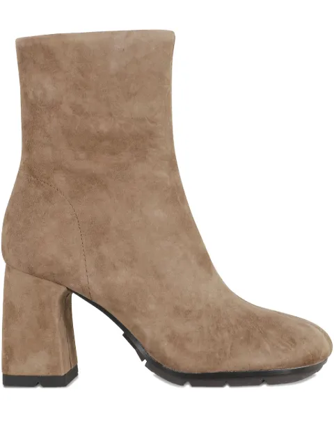 Ash 85mm zip boots Brown ECLAT02097