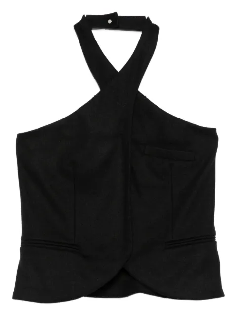 Giorgio Armani halterneck top Black GW001522AF17762