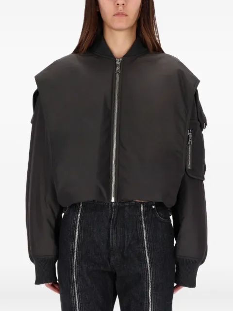 Jean Paul Gaultier zip-fastening bomber jacket Black OU005