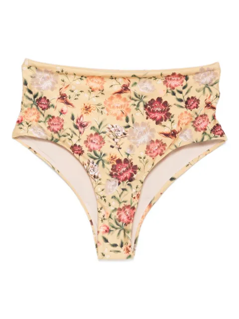 Agua By Agua Bendita Magenta Paramo high-waist bikini bottom Yellow 20246