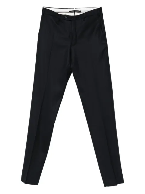 Incotex pressed-crease trousers Black 1T003940959