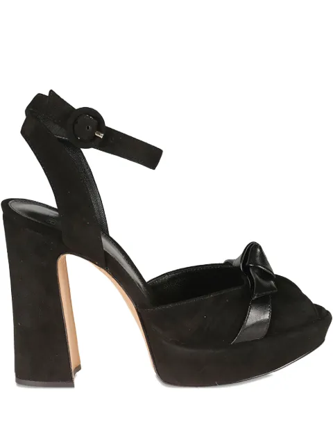Alexandre Birman 120mm bow-detail platform sandals Black B3588400050003
