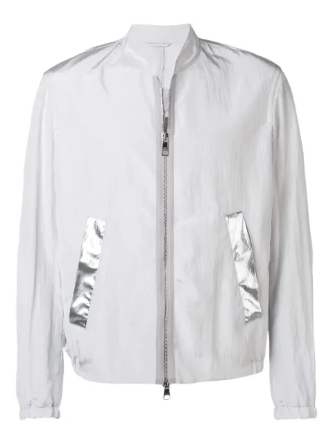 Neil Barrett welt-pocket bomber jacket Grey BTR438BHP95