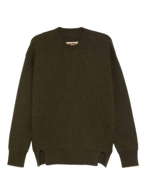 Uma Wang ribbed sweater Green UK7142