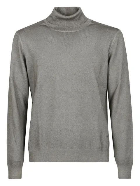 Fay turtleneck wool sweater Green NMMC151248TCQR