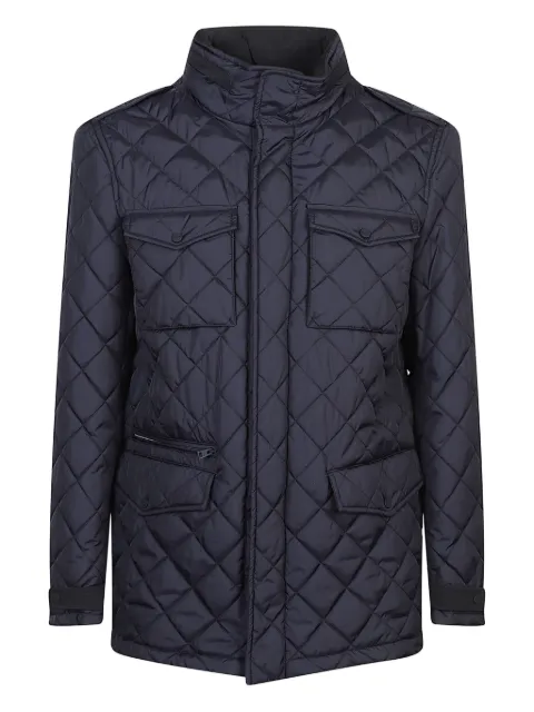 Herno quilted flap-pocket puffer jacket Blue FI000125U12004Z