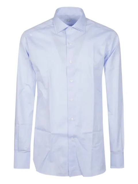 Orian button-down cotton shirt Blue W17302UP25