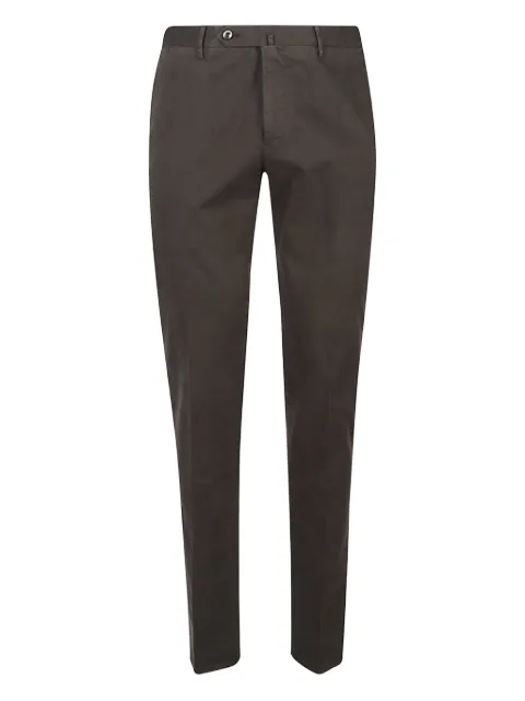 PT Torino cotton straight-leg trousers Brown COVT01Z00CL1NK20