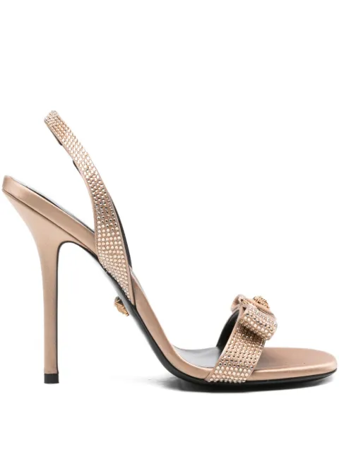 Versace medallion-embellishment sandals Gold 10220601A15718