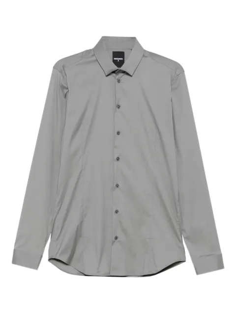 Patrizia Pepe slim-fit poplin shirt Grey 5C0055A01