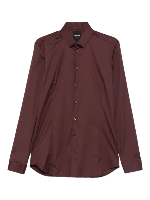 Patrizia Pepe poplin slim-fit shirt Red 5C0055A01