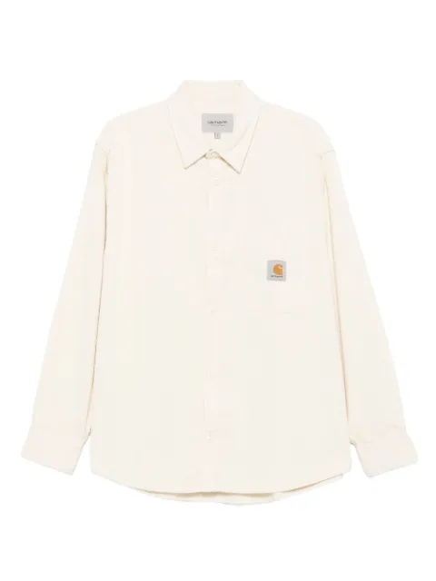 Carhartt WIP corduroy shirt Neutrals I035837