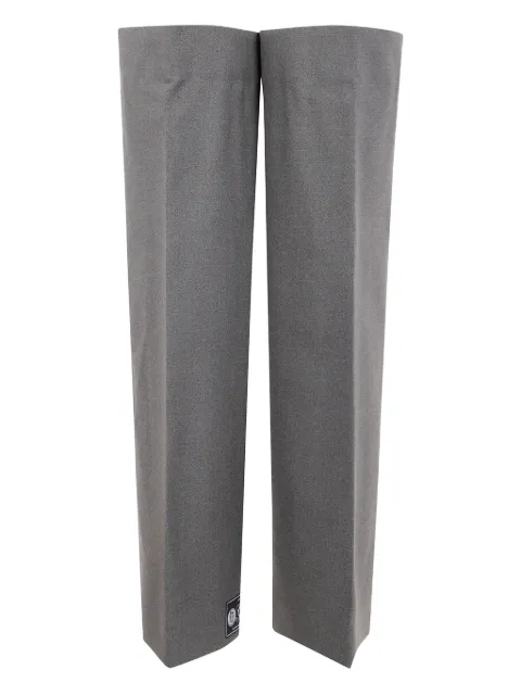 Jean Paul Gaultier Floating Legs tailored leg warmers Grey 2504WAC041W037