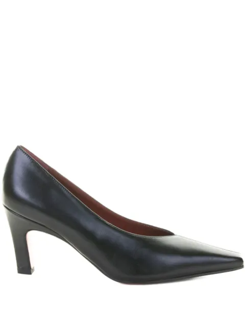 Roberto Festa 70mjm pointed-toe leather pumps Green WARANAPPANERO