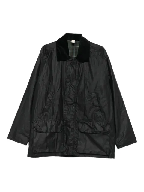 Sunflower corduroy-collar pocket jacket Black 41012WAXEDRIPSTOPLEISUREJACKETBLACK