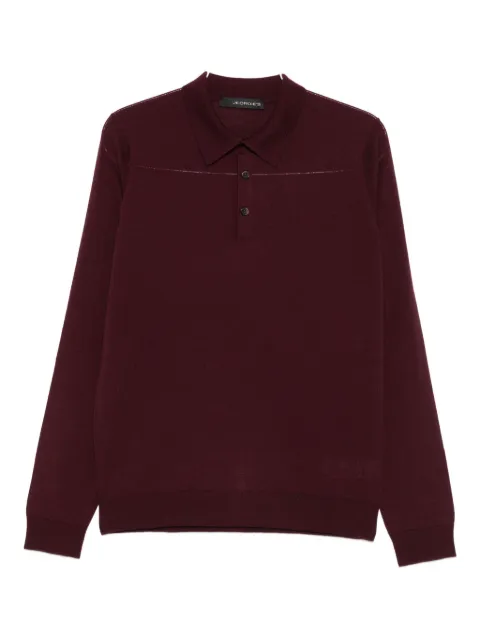 Jeordie's long-sleeve polo shirt Red 130621212