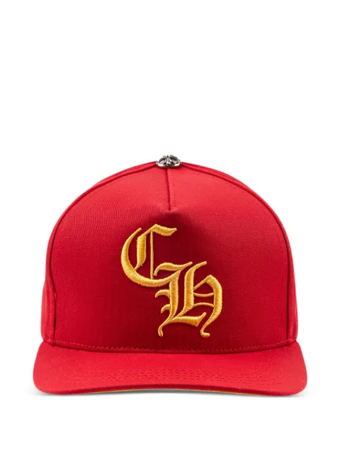 Chrome Hearts button-detail panelled baseball cap Red CHRM0172
