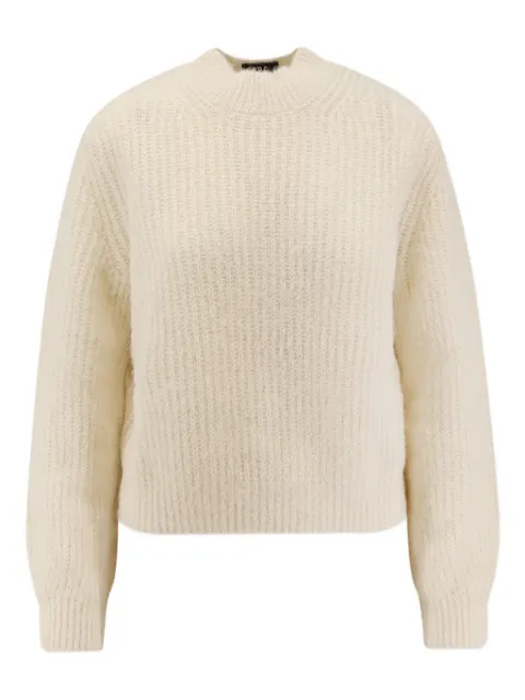 A.P.C. ribbed crew-neck sweater White WPABEF23449