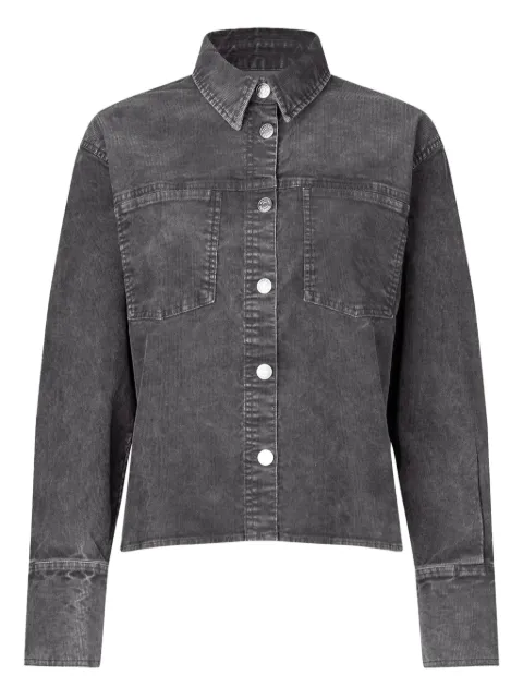 SAMSOE SAMSOE Sasofie corduroy chest-pocket shirt Grey F25300122190201TPX