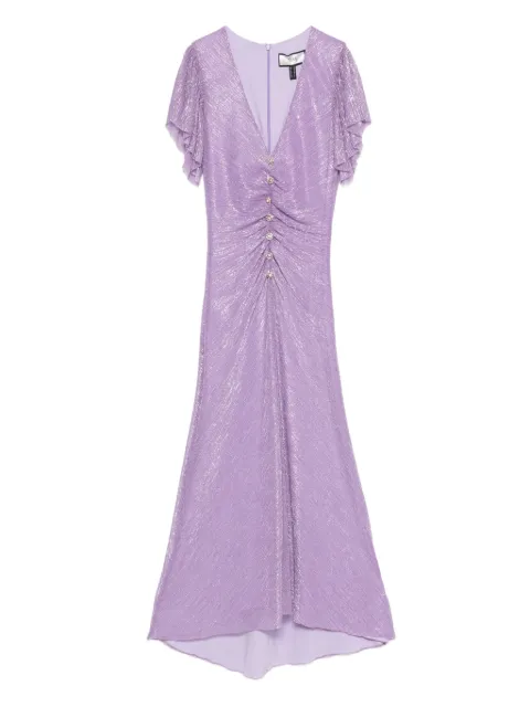 NISSA crystal-embellished midi dress Purple RS14241