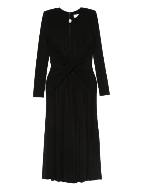 NISSA crystal-detail midi dress Black RS15835M