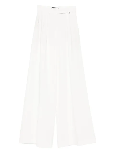 NISSA pleated trousers White P1352