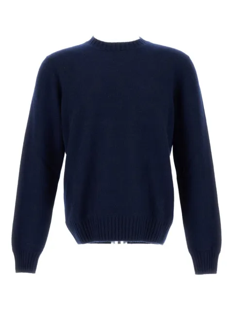Gran Sasso crew-neck cashmere sweater Blue 5710620201598