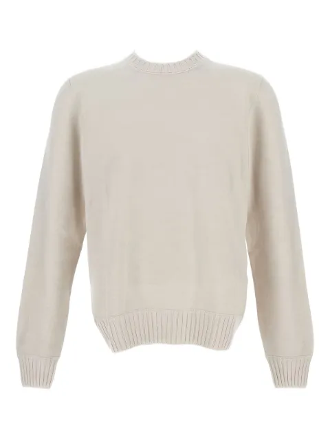 Gran Sasso ribbed long-sleeve sweater Neutrals 5710620201113