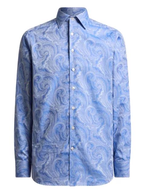 ETRO paisley jacquard shirt Blue MRIB002599TJ594